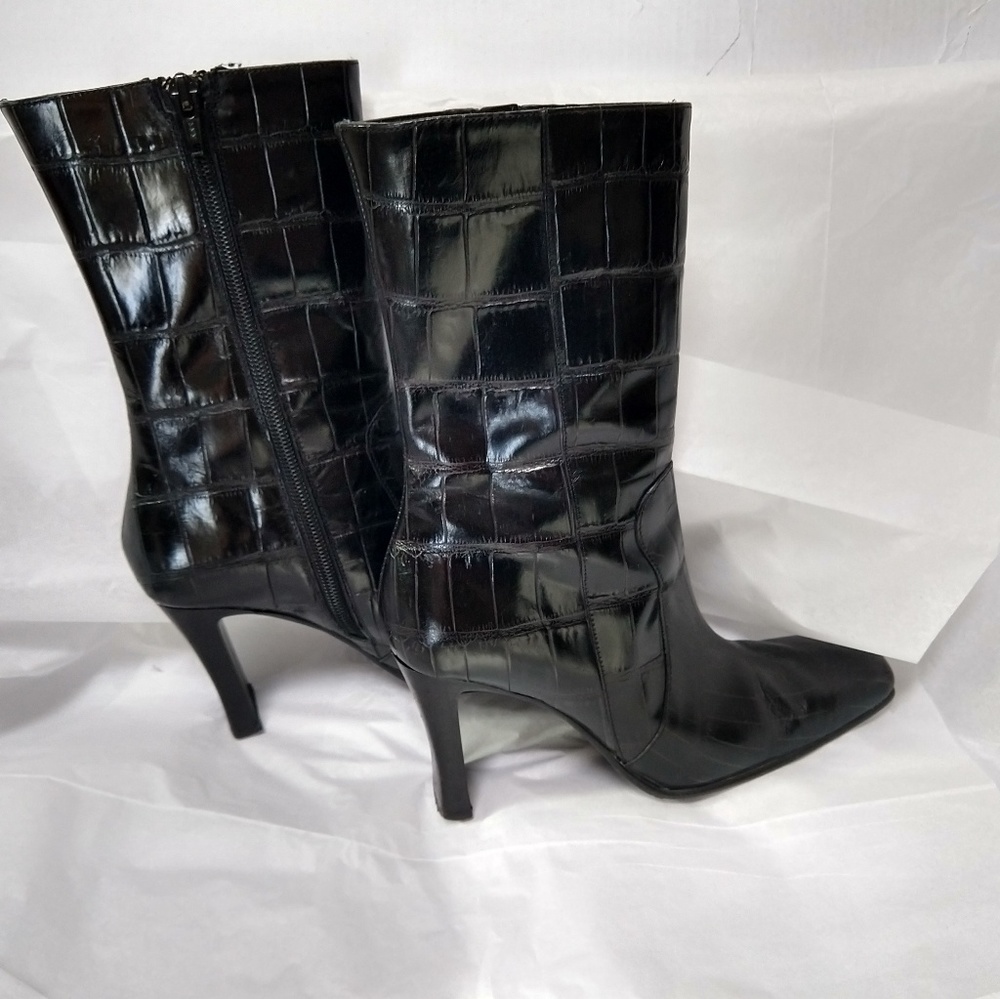 Casual Corner- black heel boots